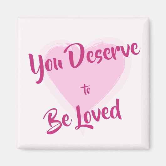 Roze hart magneet (Voorkant)