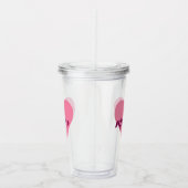 Roze Hart Mama Tumbler – Schattigee Moederdag Gift Acryl Drinkbeker (Rechts)