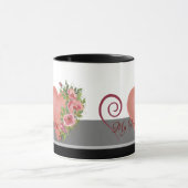 Roze Hart met Rozen Magic Mok (Midden)