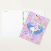 Roze hart met Unicorn Baby Planner (Display)