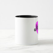Roze hart Moeder Mok (Midden)