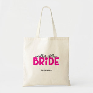 Roze Hart Moeder van de Bruid Tote Bag