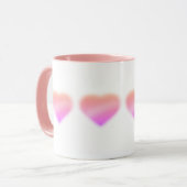 roze hart mok (Voorkant links)
