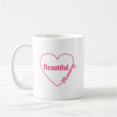 Roze Hart Mooi Mamma Koffiemok (Links)