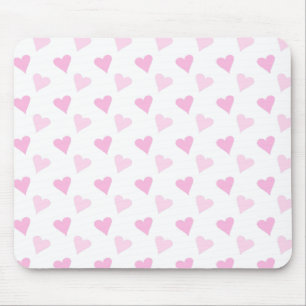 Roze hart Mousepad Muismat