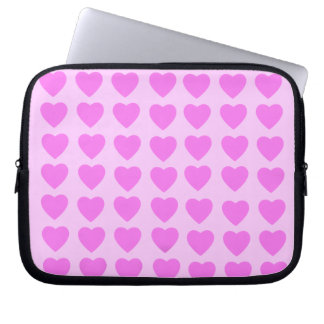 Roze hart Neopreen laptophoes Laptop Sleeve