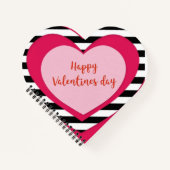 roze hart notitieboek (Voorkant)