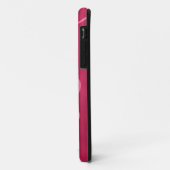 Roze hart omlijningen Case-Mate iPhone case (Achterkant/links)
