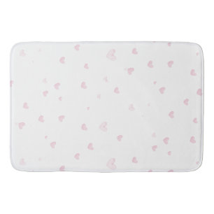Roze Hart Patroon Girly Romantische Waterverf Badmat