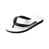 Roze Hart Patroon Girly Romantische Waterverf Kinder Teenslippers (Schuin)