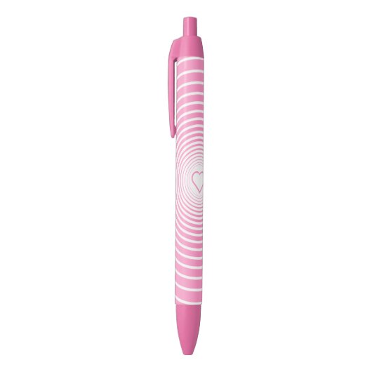 Roze Hart Pen - Kies kleuren (Top (Verticaal))