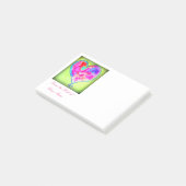 roze hart post-it® notes (Schuin)
