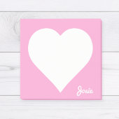 Roze hart Post-it-notities met naam Post-it® Notes