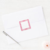 ROZE HART QUILT 1,5 "Square Matte Stickers (Envelop)