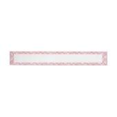 ROZE HART QUILT 1 "x7.25" Echt brede labels (Individueel)