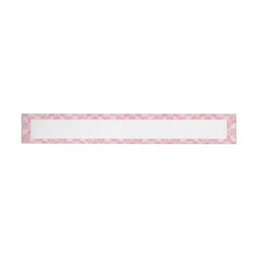 ROZE HART QUILT 1 "x7.25" Echt brede labels (Individueel)