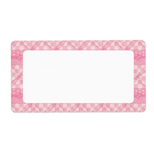 ROZE HART QUILT 2 "x3.75" Labels (Voorkant)