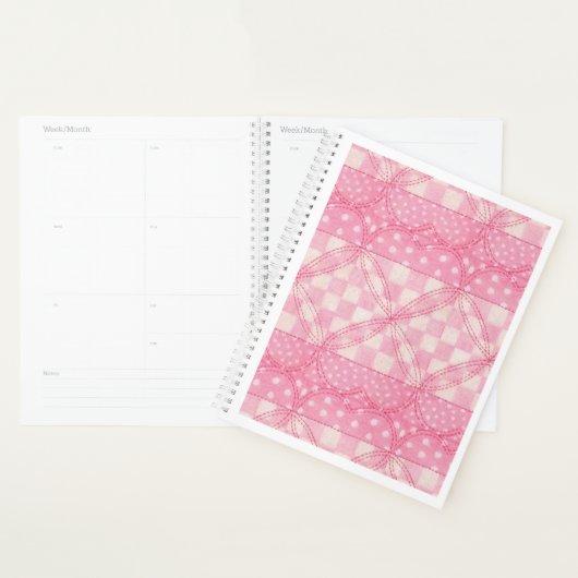 ROZE HART QUILT 8.5x11 Planner / Kalender (Display)