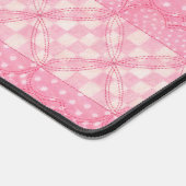 ROZE HART QUILT Desk Mat / Kleinschalige (Hoek)