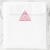 ROZE HART QUILT Driehoek Stickers (Tas)