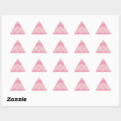 ROZE HART QUILT Driehoek Stickers (Vel)