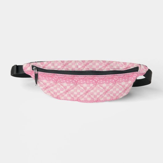 ROZE HART QUILT Fanny Pack Heuptasje (Voorkant)
