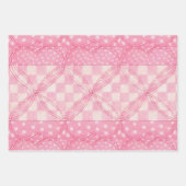 ROZE HART QUILT Flat Sheet Wrapping Paper (Voorkant)