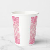 ROZE HART QUILT Paper Cups Papieren Bekers (Links)