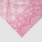 ROZE HART QUILT Tissue Paper / Roze Tissuepapier (Detail)