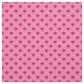 Roze Hart Raster Stof (Swatch)