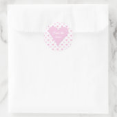 Roze Hart Save The Date Stickers (Tas)