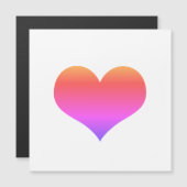 Roze Hart Schattigee Valentijnsdag Wit Custom Kleu (Voorkant / Achterkant)