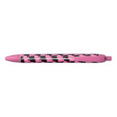 Roze Hart Schrijfpens Zwarte Inkt Pen (Achterkant)
