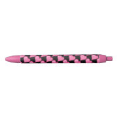 Roze Hart Schrijfpens Zwarte Inkt Pen (Voorkant)