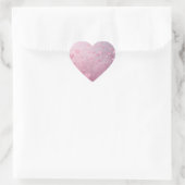Roze Hart Shower Sticker (Tas)