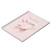 Roze Hart Sjaal Warm Hart Notitieboek (Linkerzijde)