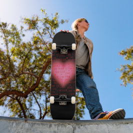 Roze Hart Skateboard
