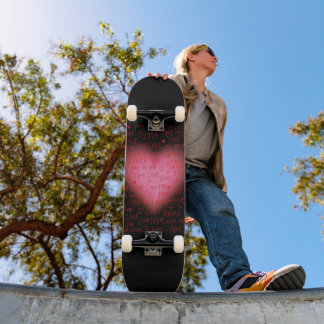 Roze Hart Skateboard