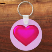 Roze hart sleutelhanger (Voorkant)