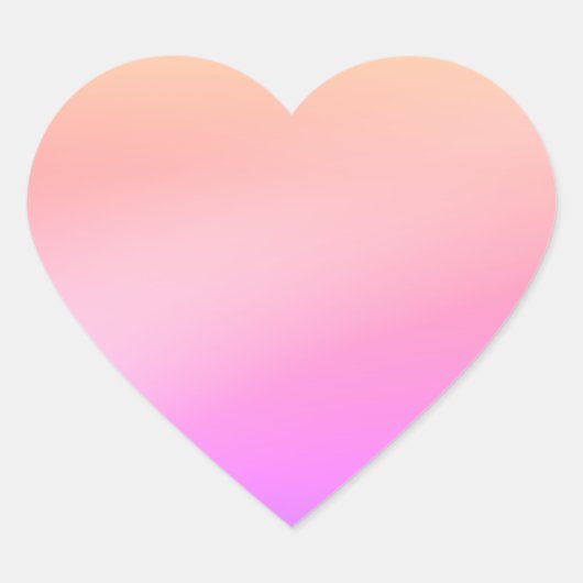 roze hart sticker (Voorkant)