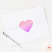roze hart sticker (Envelop)