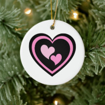 Roze Hart Sticker.