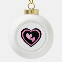 Roze Hart Sticker.