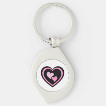 Roze Hart Sticker.