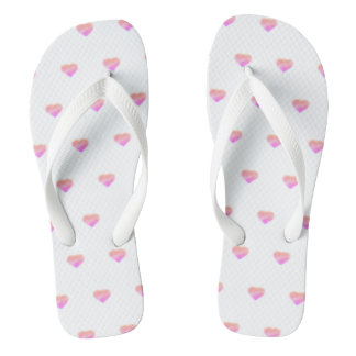 roze hart teenslippers