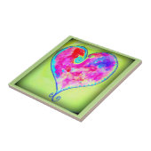 roze hart tegeltje (Zijkant)