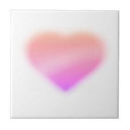 roze hart tegeltje