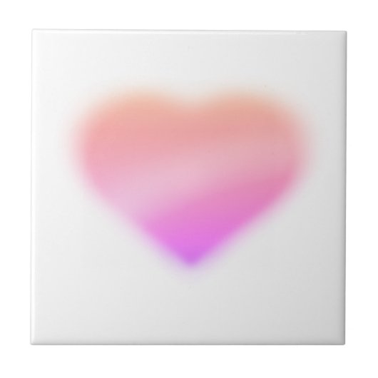 roze hart tegeltje (Voorkant)