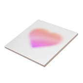 roze hart tegeltje (Zijkant)