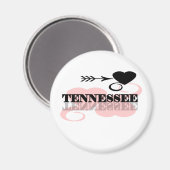 Roze Hart Tennessee Magneet (Voorkant / Achterkant)